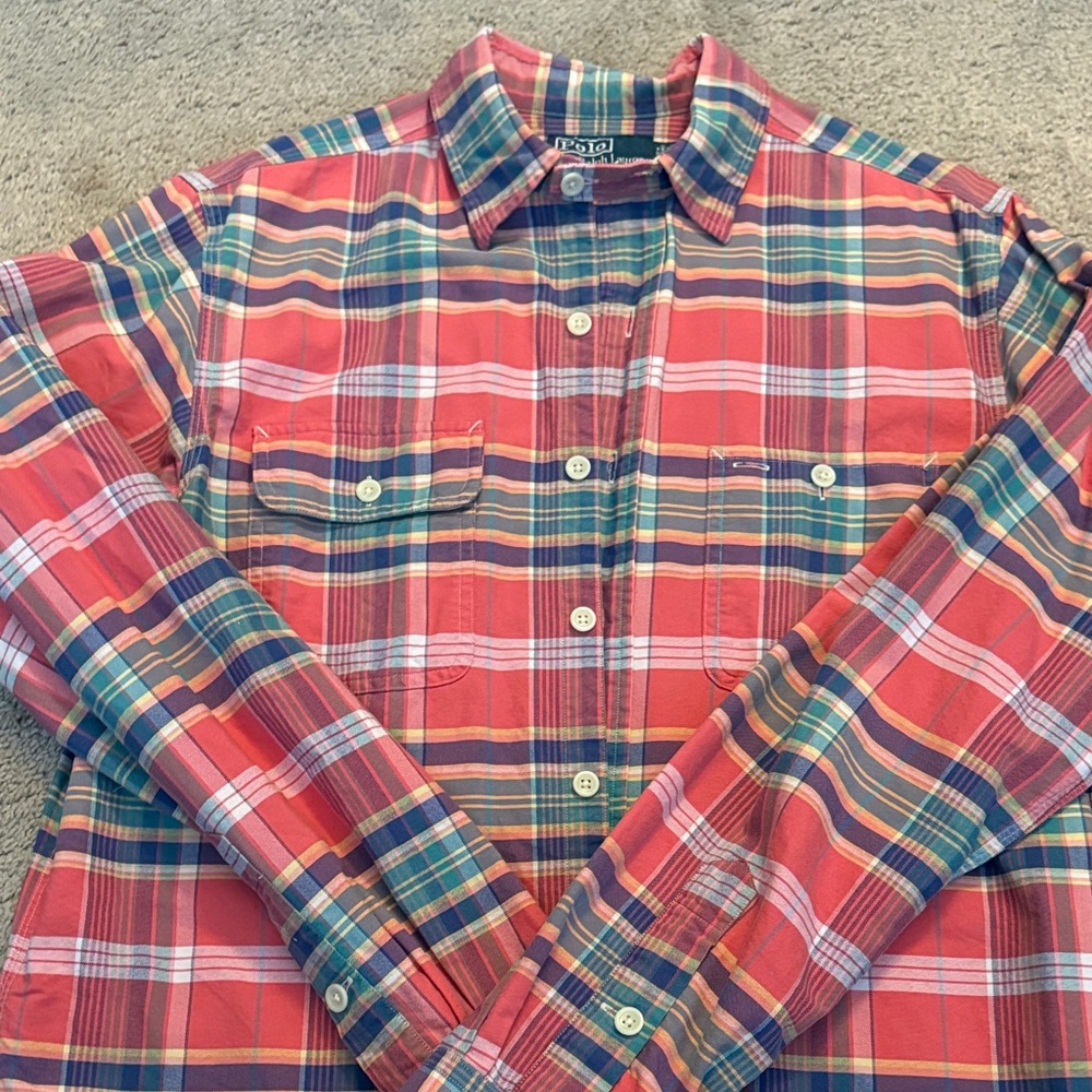 Polo Ralph Lauren Plaid Shirt - Men’s medium